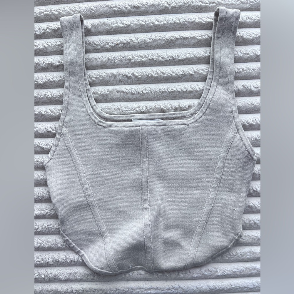 Aritizia | Tops | Aritzia Babaton Sculpt Knit Bustier Tank | Size M